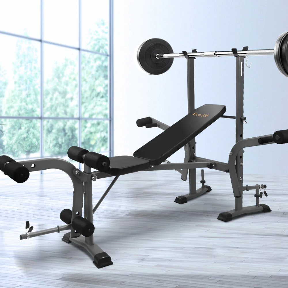 Everfit Weight Bench 8 in 1 Bench Press Adjustable Home Gym Station 200kg - Image 7