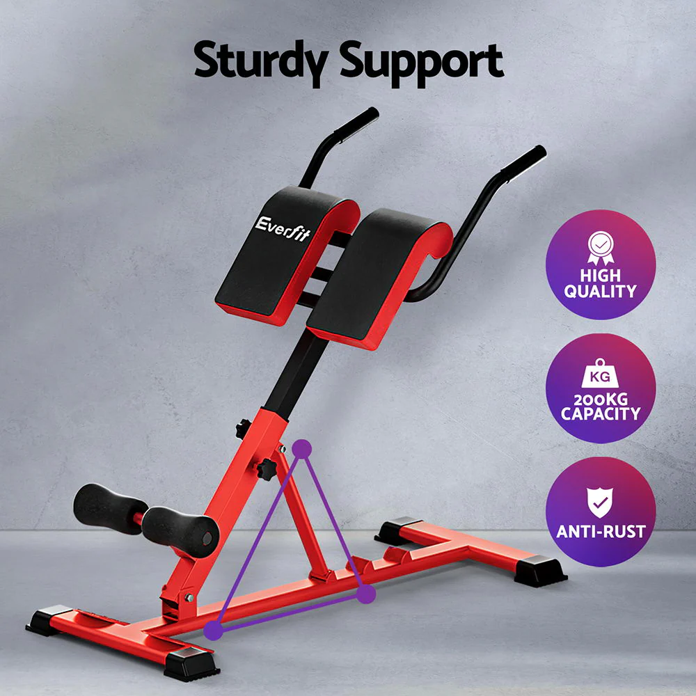 Everfit Weight Bench Adjustable Roman Chair 10 in 1 Home Gym Fitness 200kg - Image 5