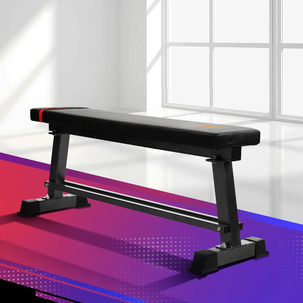 Everfit Weight Bench Flat Bench Press Home Gym Equipment 300kg Capacity - Image 2