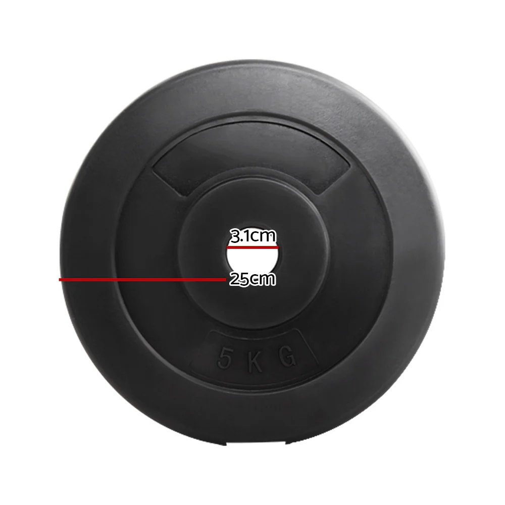 Everfit Weight Plates Standard 2X 5kg Barbell Plate Weight Lifting - Image 3