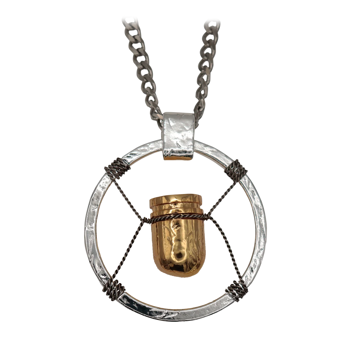 Fanattik Cyberpunk 2077 V's Bullet Necklace Precious Metal Variant - Image 2