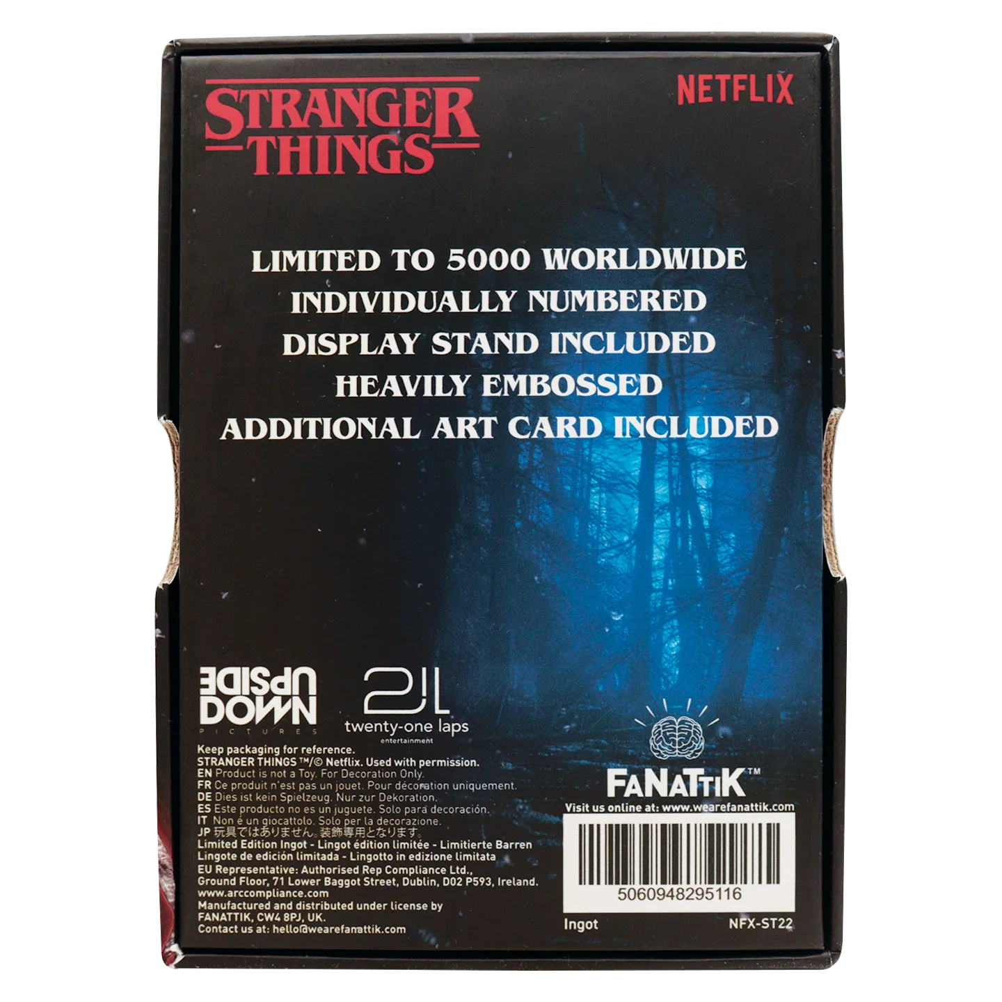 Fanattik Limited Edition Stranger Things Season 5 Vecna Lives Ingot - Image 5