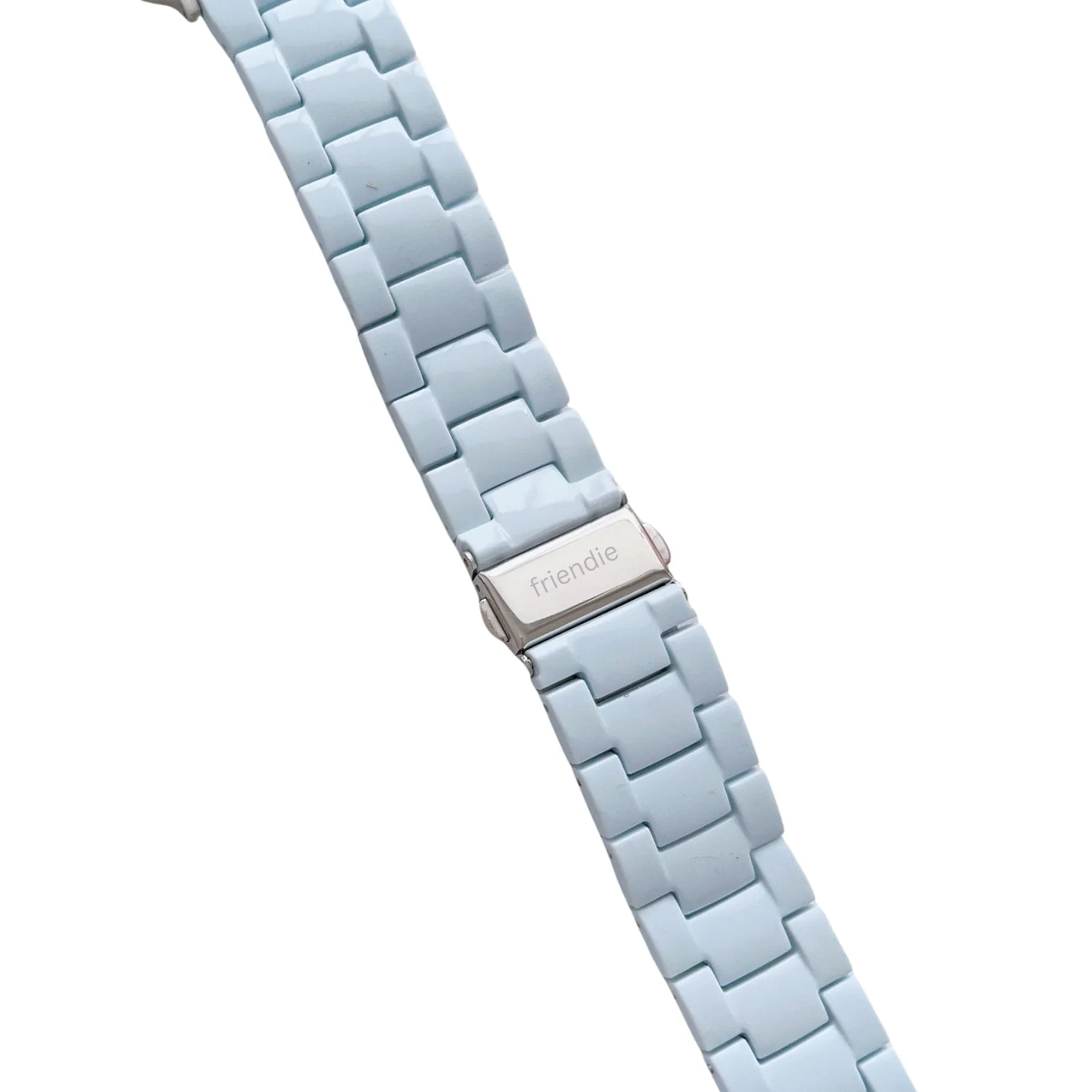 Friendie Resin Link Bracelet Band Small – Bronte Blue (Apple Watch 42–45mm) - Image 3