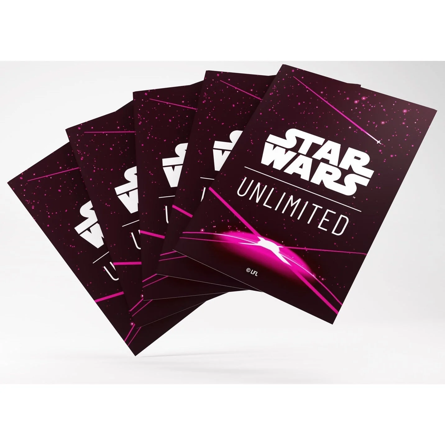 Gamegenic Star Wars Unlimited Art Sleeves - Card Back Magenta - Image 3