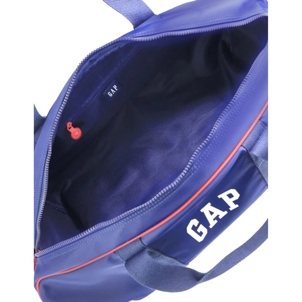 GAP Nylon Traveller Overnighter/Barrell/Carryall Duffle Bag w/ Secure Zip Navy - Image 2