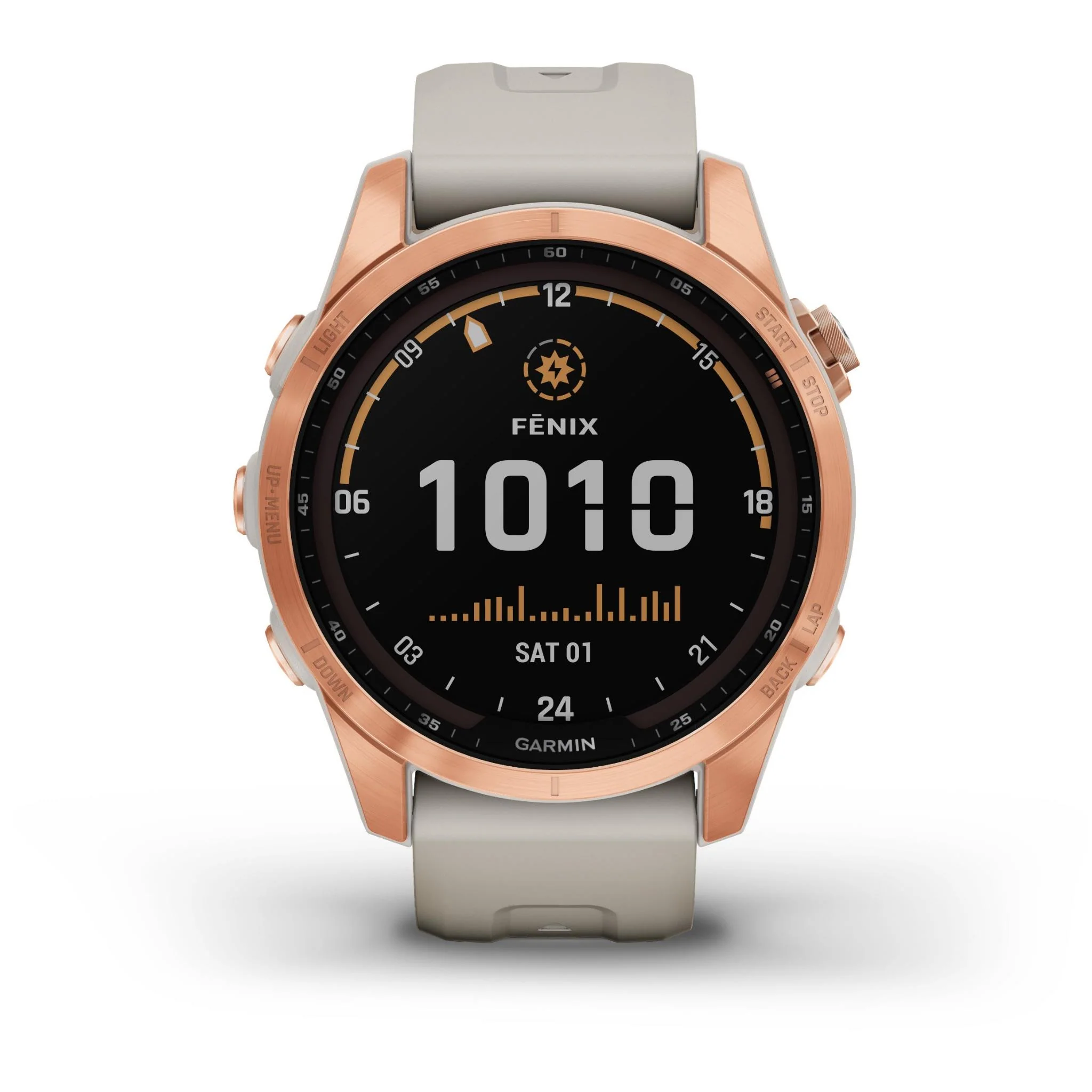Garmin fenix® 7S Solar Sports Watch (Rose Gold/Light Sand) - Image 2