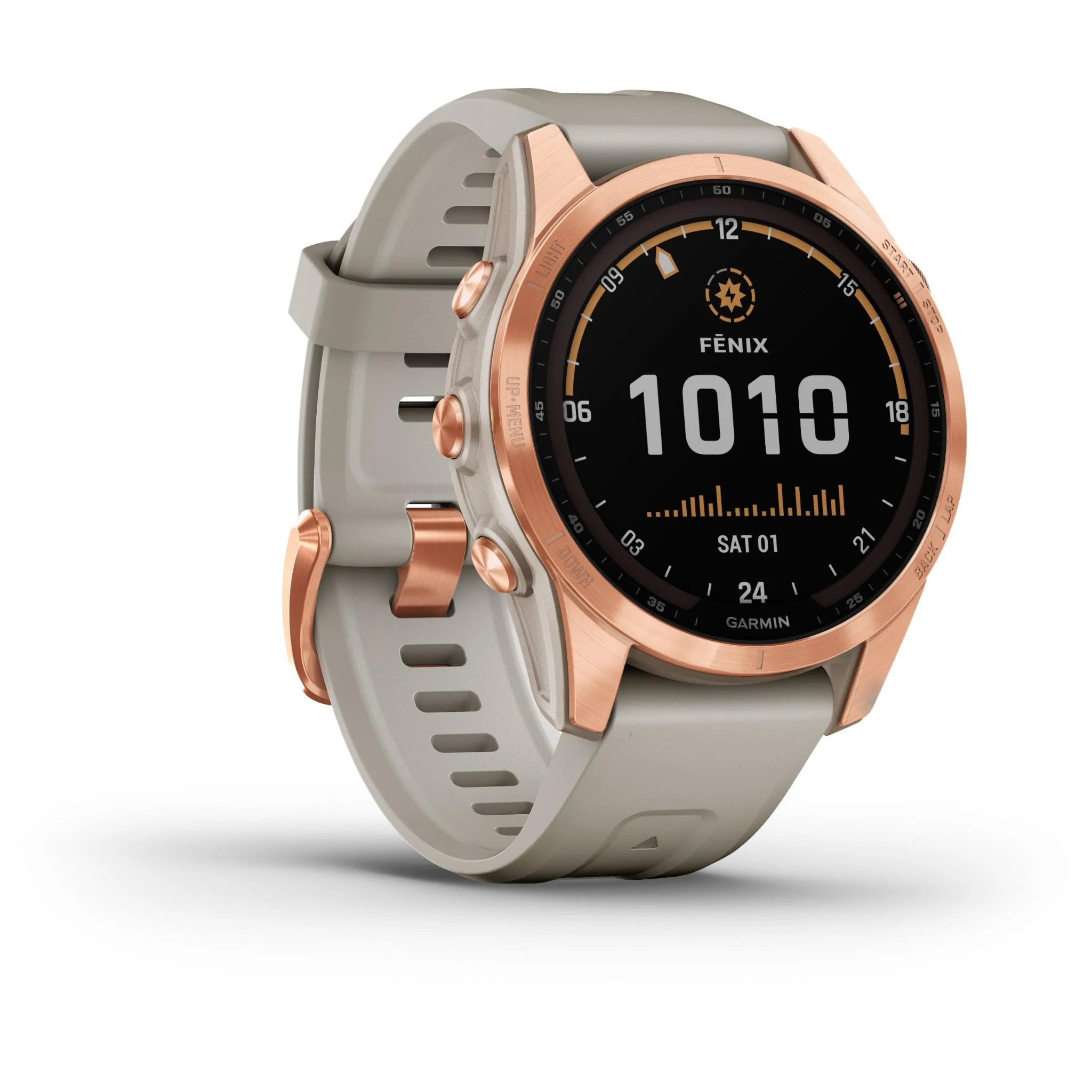 Garmin fenix® 7S Solar Sports Watch (Rose Gold/Light Sand) - Image 3