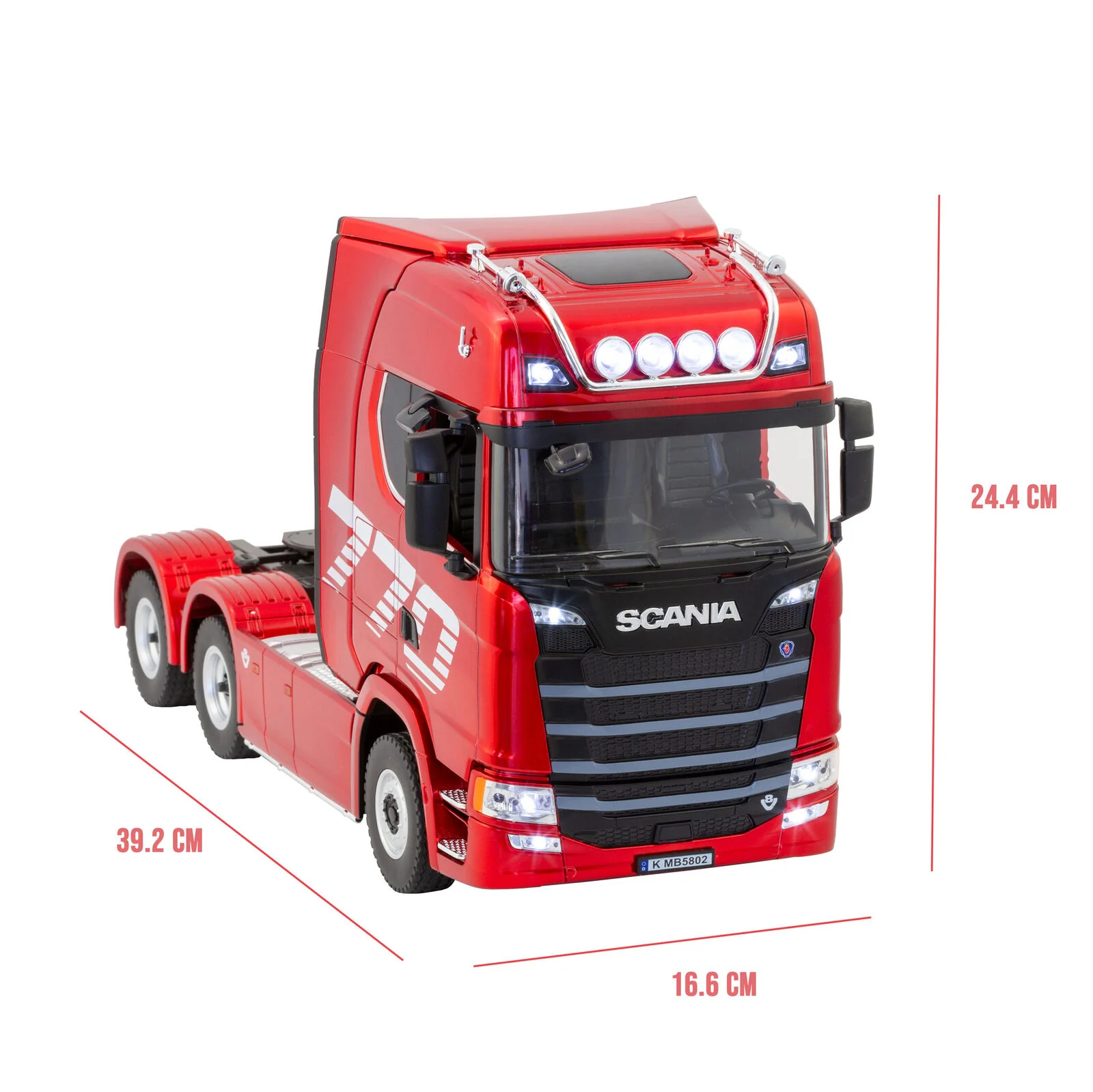 Gem Toys Scania Licensed RC Remote Control Truck with Lights & Sound - Image 9