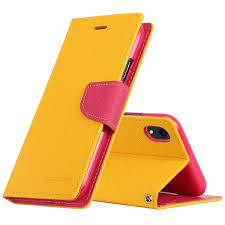 Goospery Fancy Diary for iPhone XR - Black/Brown - Image 2