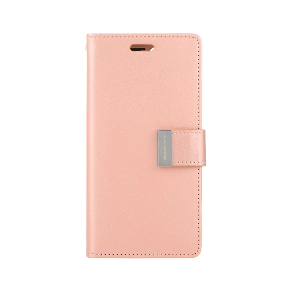 Goospery Rich Diary case for iPhone 15 - Navy - Image 4
