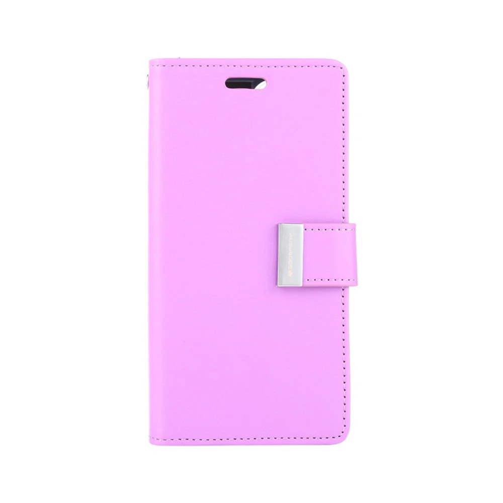 Goospery Rich Diary case for iPhone 15 Pro - Hot Pink - Image 3