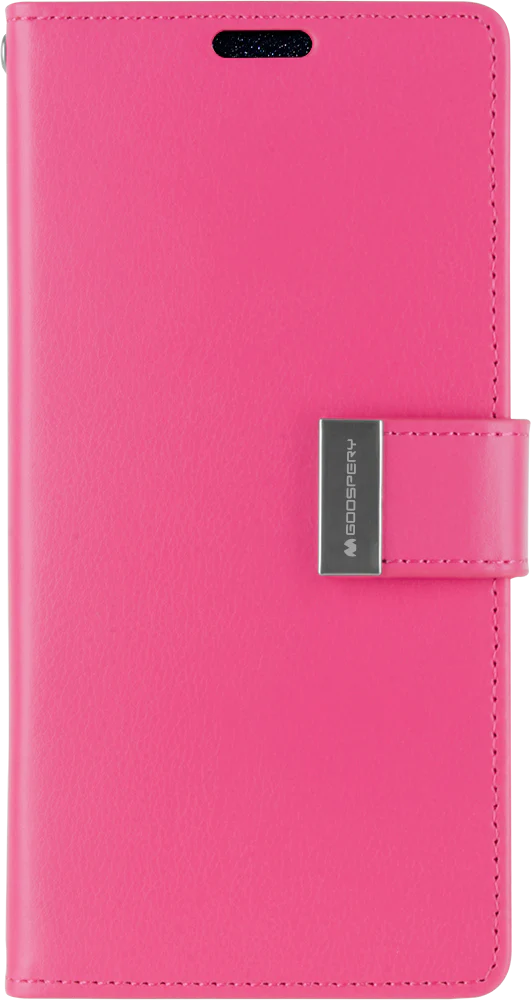 Goospery Rich Diary for iPhone 12 Mini - hot pink