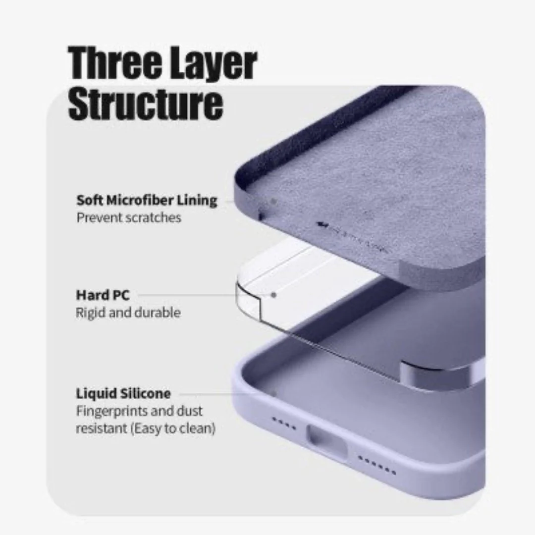 Goospery Silicon for iPhone 16 Pro Max - Stone - Image 3
