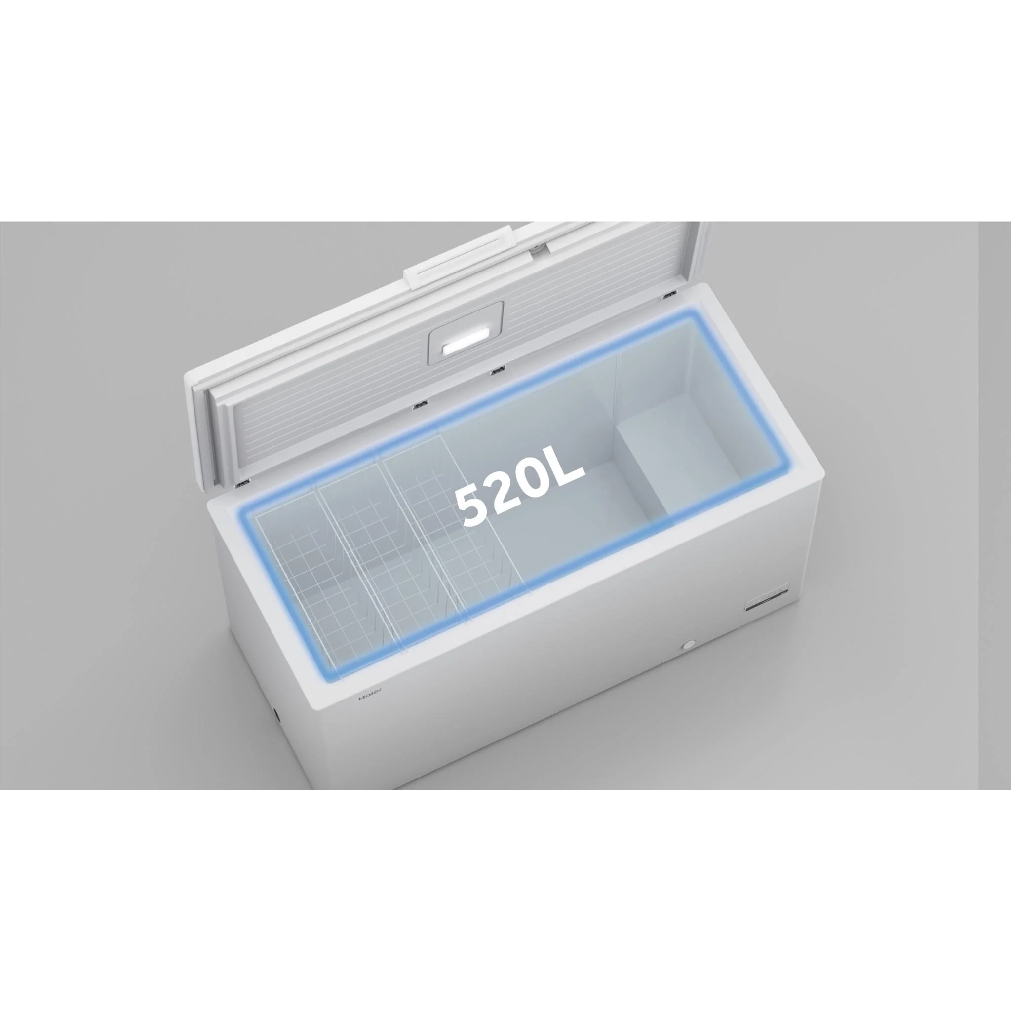 Haier HCF520W 300 Series 502L Hybrid Chest Freezer - Image 4