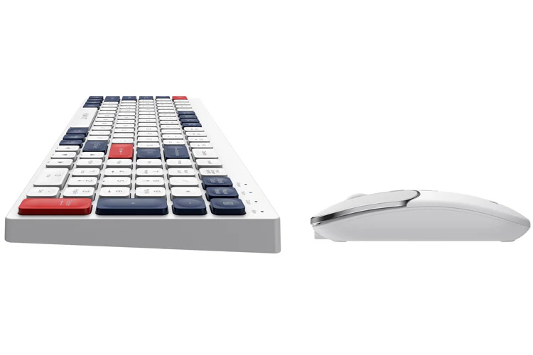Havit Dual-Mode Wireless 2.4Ghz + Bluetooth Keyboard and Mouse (White) - Image 5