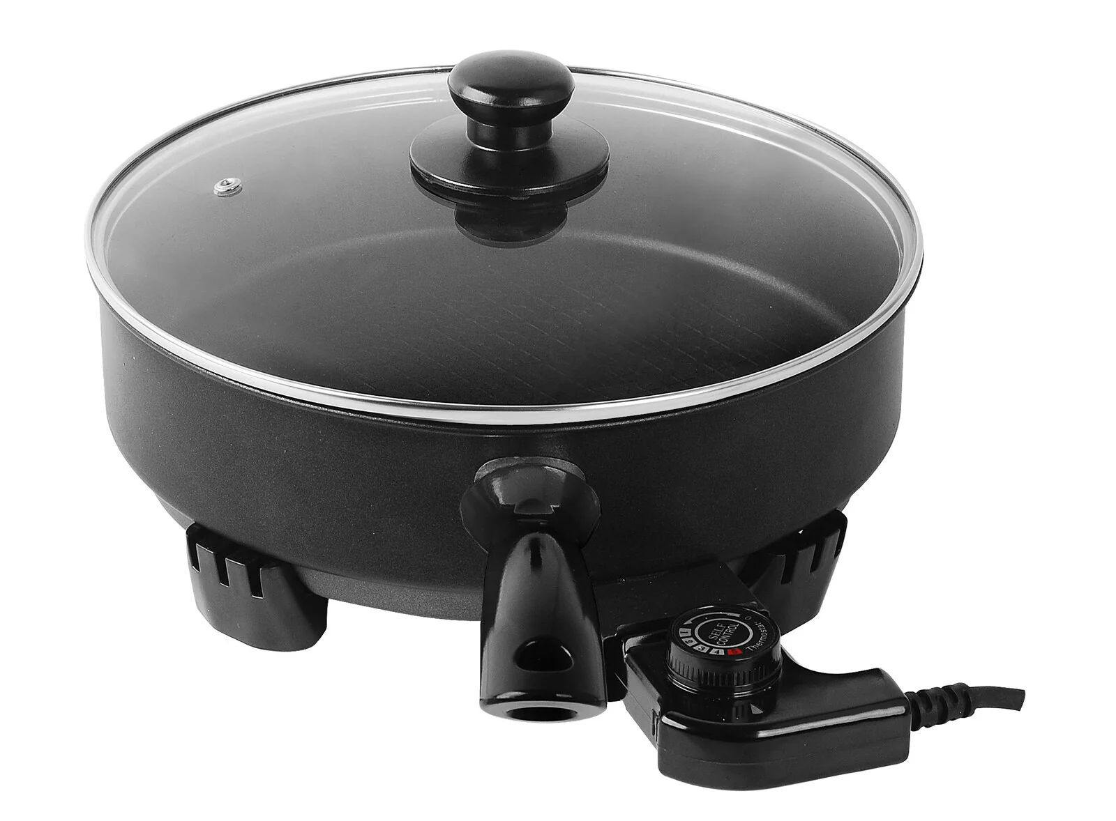 Healthy Choice Non-Stick Electric Skillet Fry Pan - Image 4