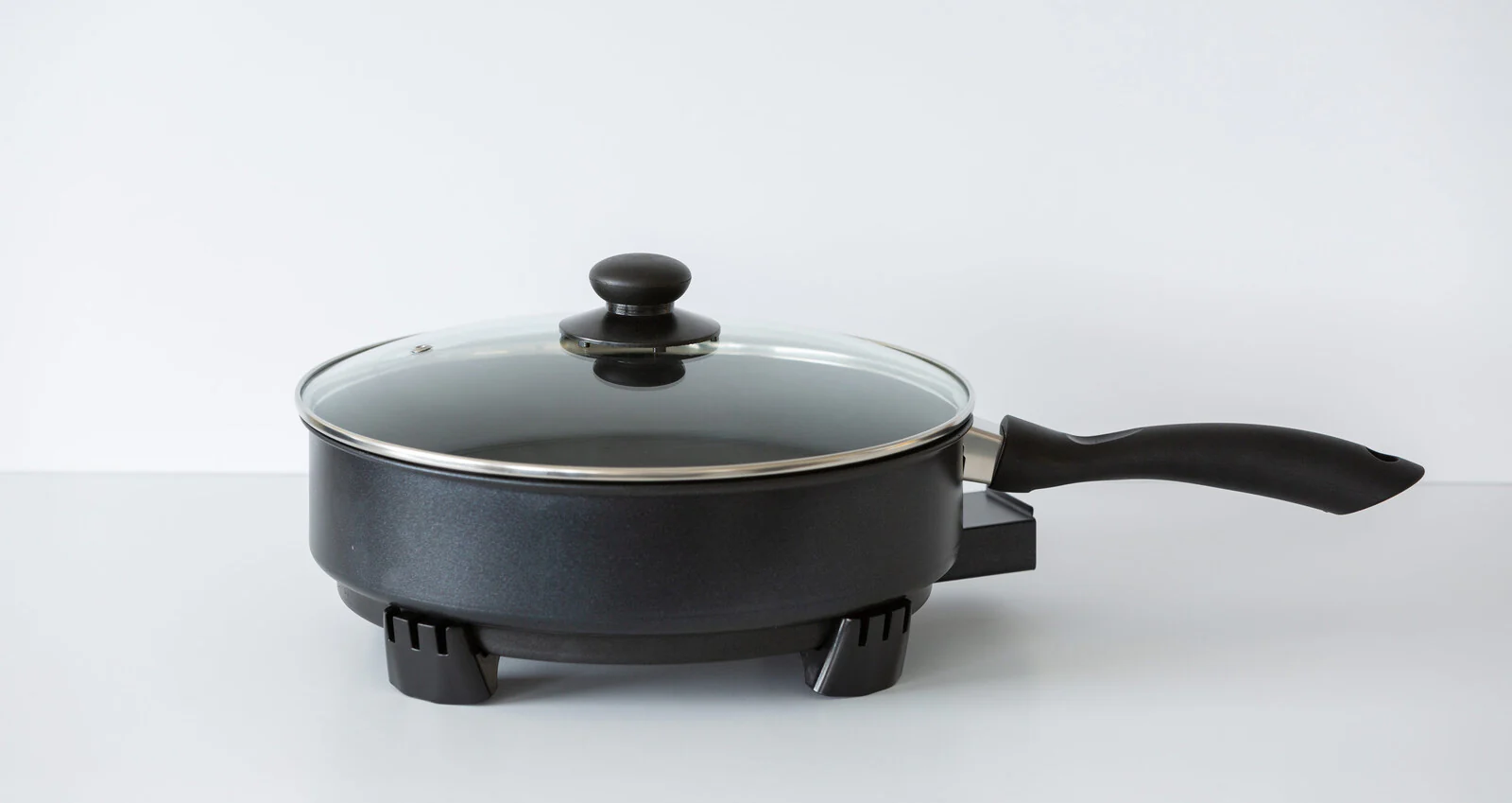 Healthy Choice Non-Stick Electric Skillet Fry Pan - Image 5