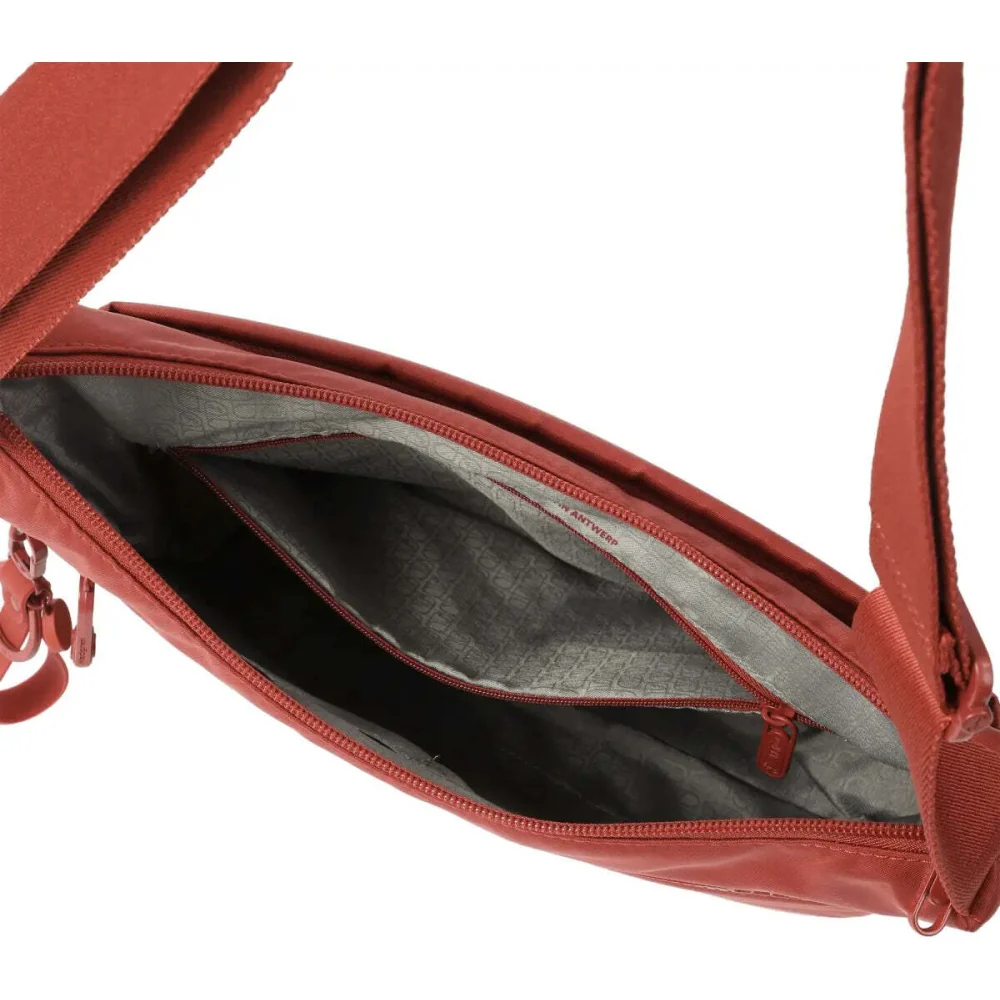 Hedgren Harpers Neo Small Crossbody Bag With RFID Polyester 5L Dahlia Red - Image 2