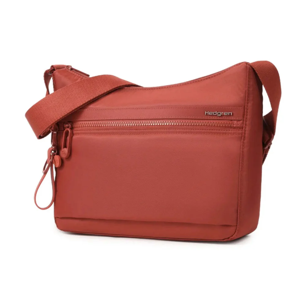 Hedgren Harpers Neo Small Crossbody Bag With RFID Polyester 5L Dahlia Red - Image 4
