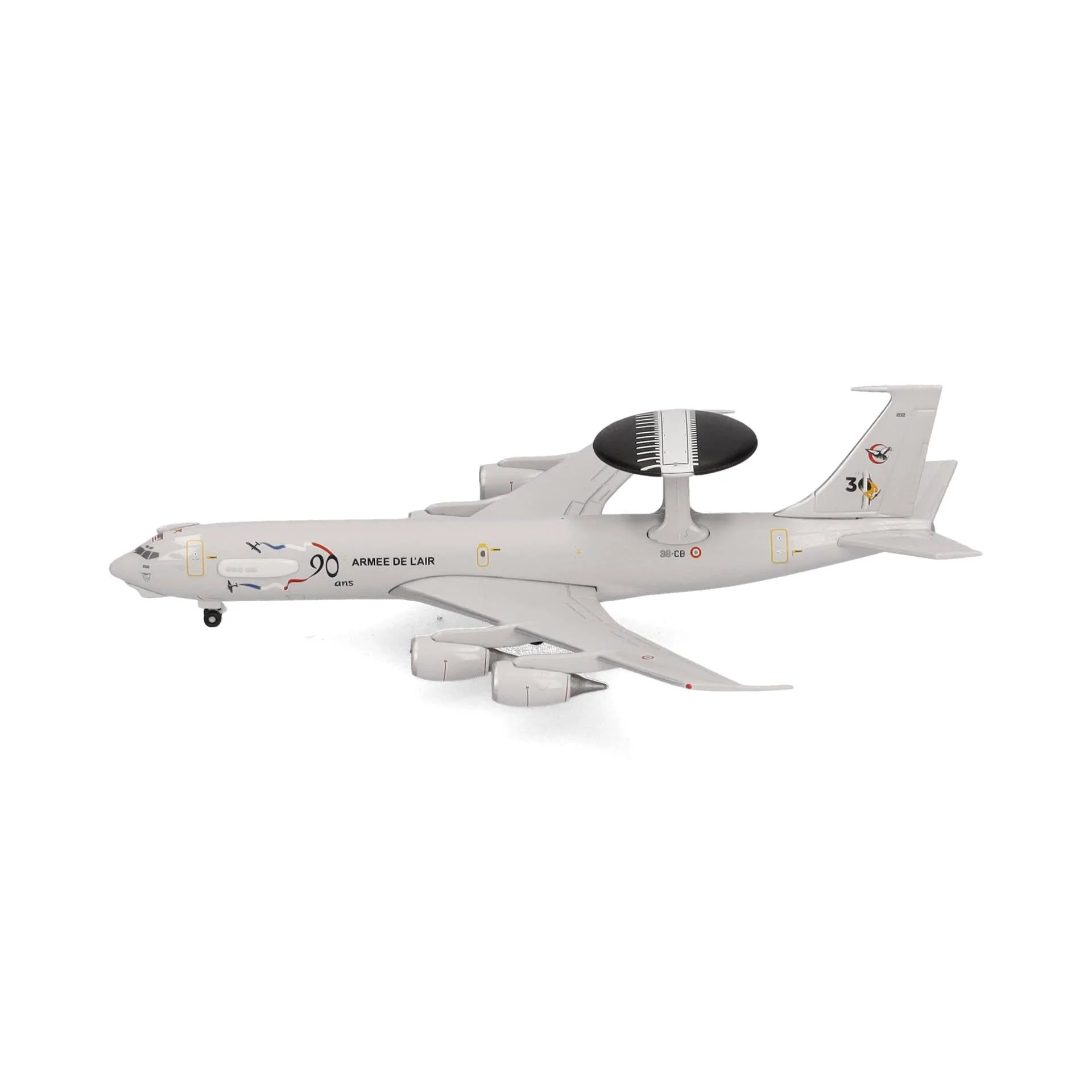 Herpa 1/500 French AF Boeing E-3F Sentry 36th AW 90th Anniv 36-CB “Charognard” - Image 3