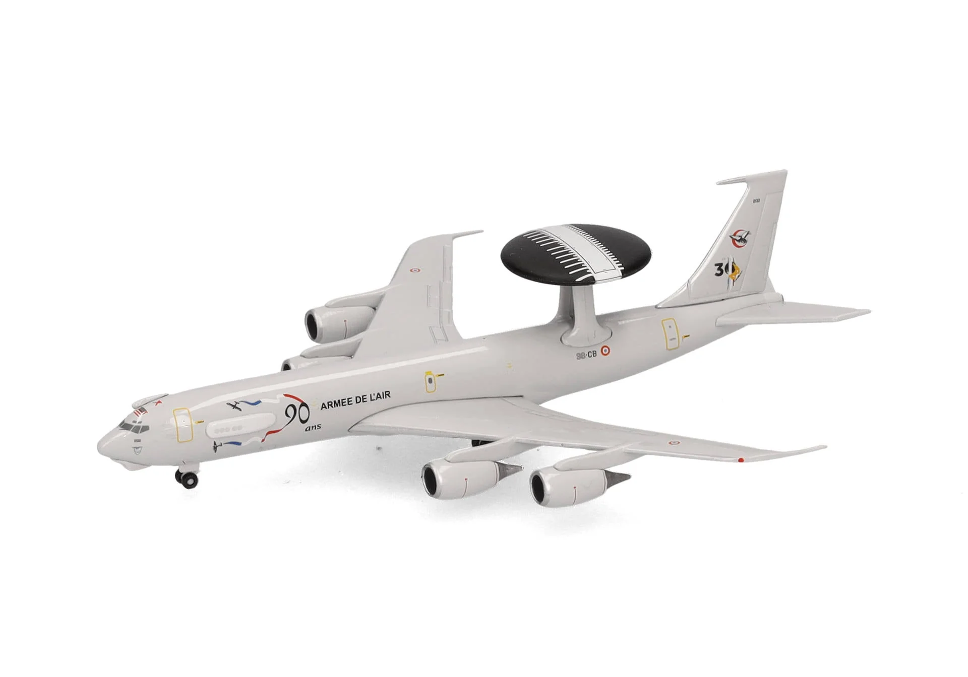 Herpa 1/500 French AF Boeing E-3F Sentry 36th AW 90th Anniv 36-CB “Charognard” - Image 5