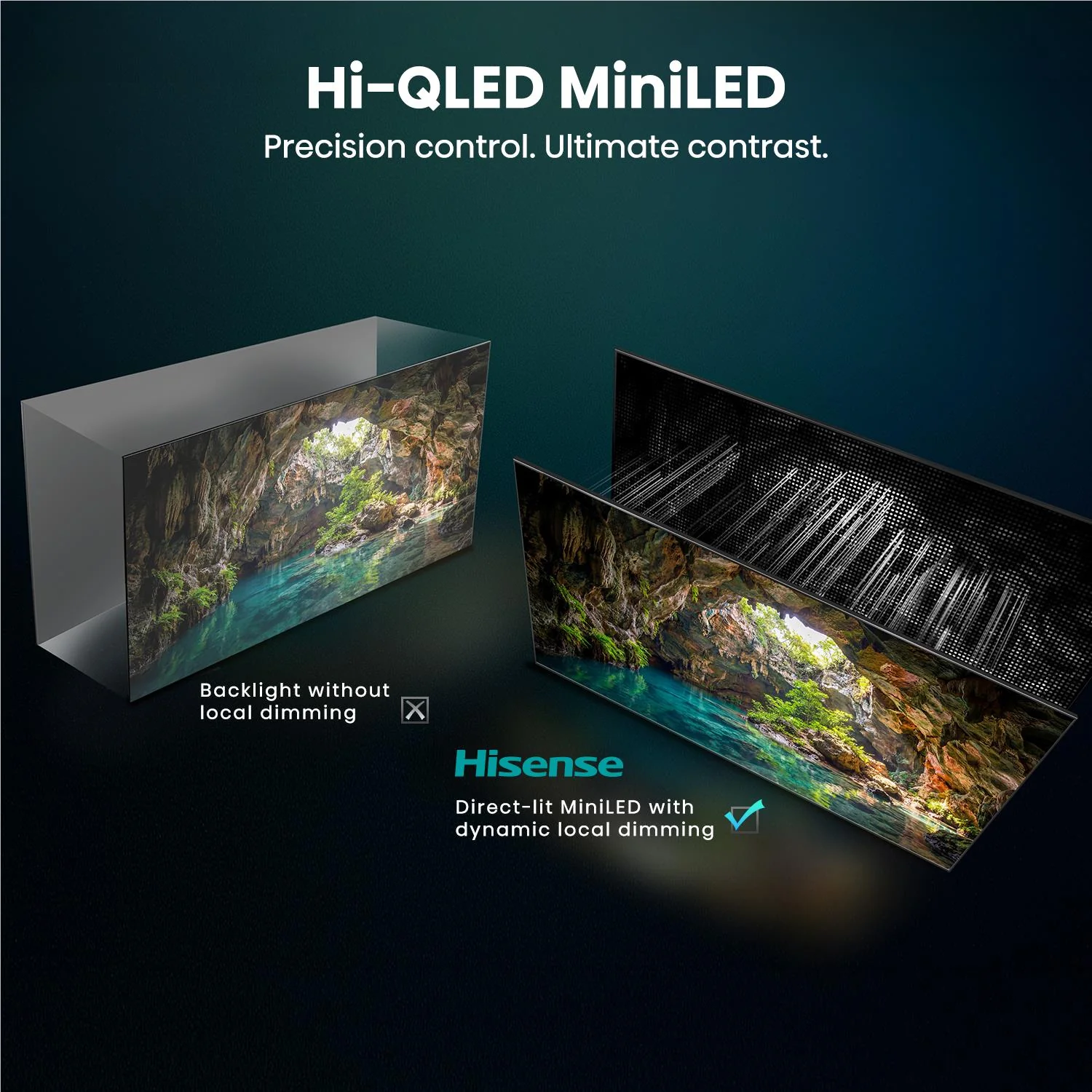 Hisense 55" U6SAU Mini-LED Hi-QLED 4K Smart AI TV [2026] - Image 13
