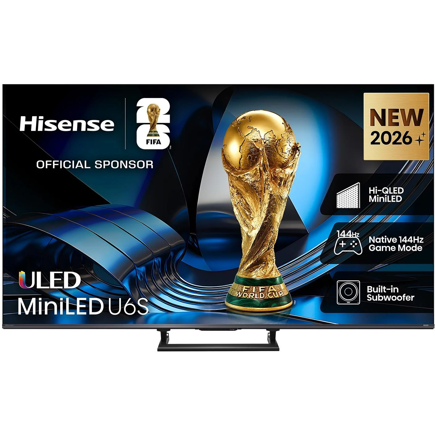 Hisense 85" U6SAU Mini-LED Hi-QLED 4K Smart AI TV [2026]
