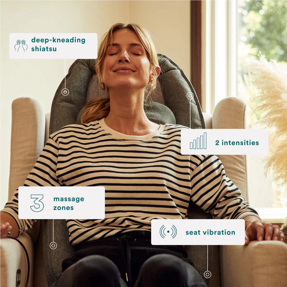 Homedics MCS-1010H-AU Total Recline Shiatsu Massage Cushion - Image 5