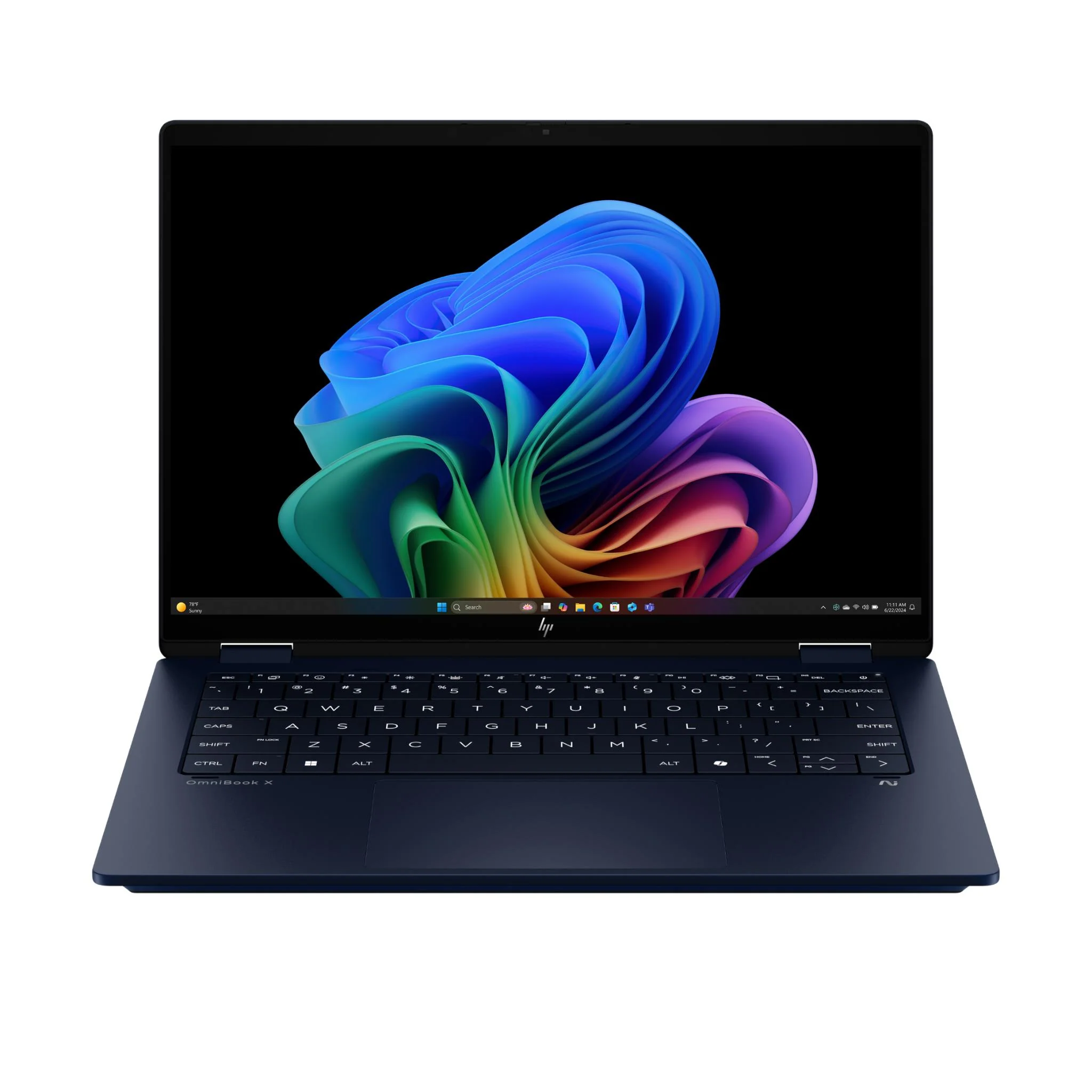 HP OmniBook X Flip 14" WUXGA 2-in-1 AI OLED Laptop (Intel Core Ultra 5)[512GB/Blue] - Image 2