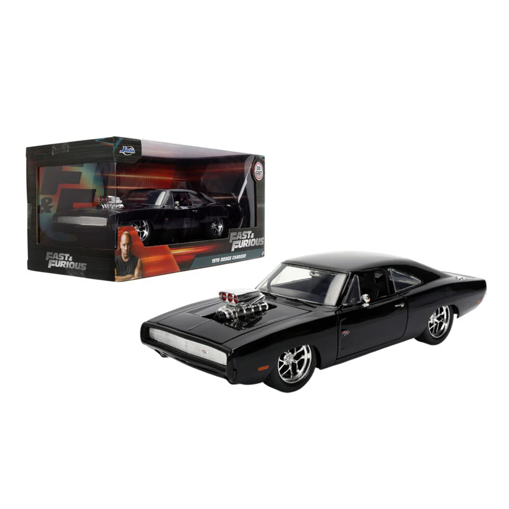 Jada 1:24 Scale Fast & Furious 1970 Dodge Charger Street Diecast Car Model - Image 2