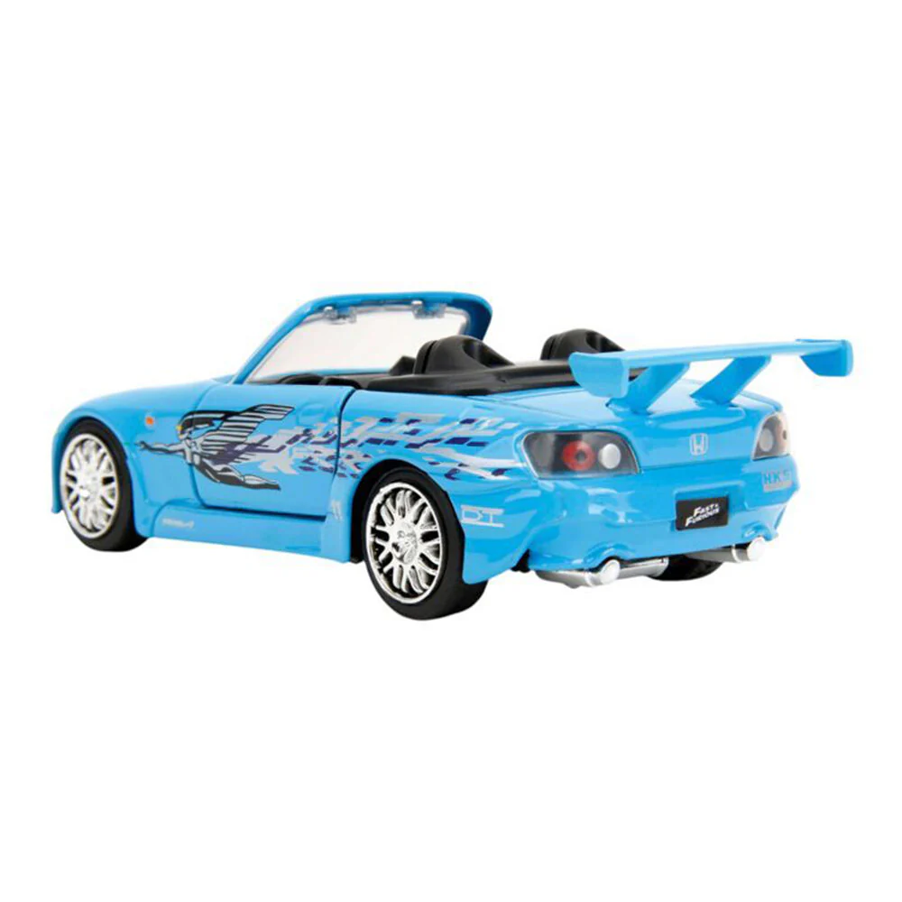Jada 1:32 Scale Fast & Furious 2001 Honda S2000 Blue Remix Diecast Vehicle Model - Image 4