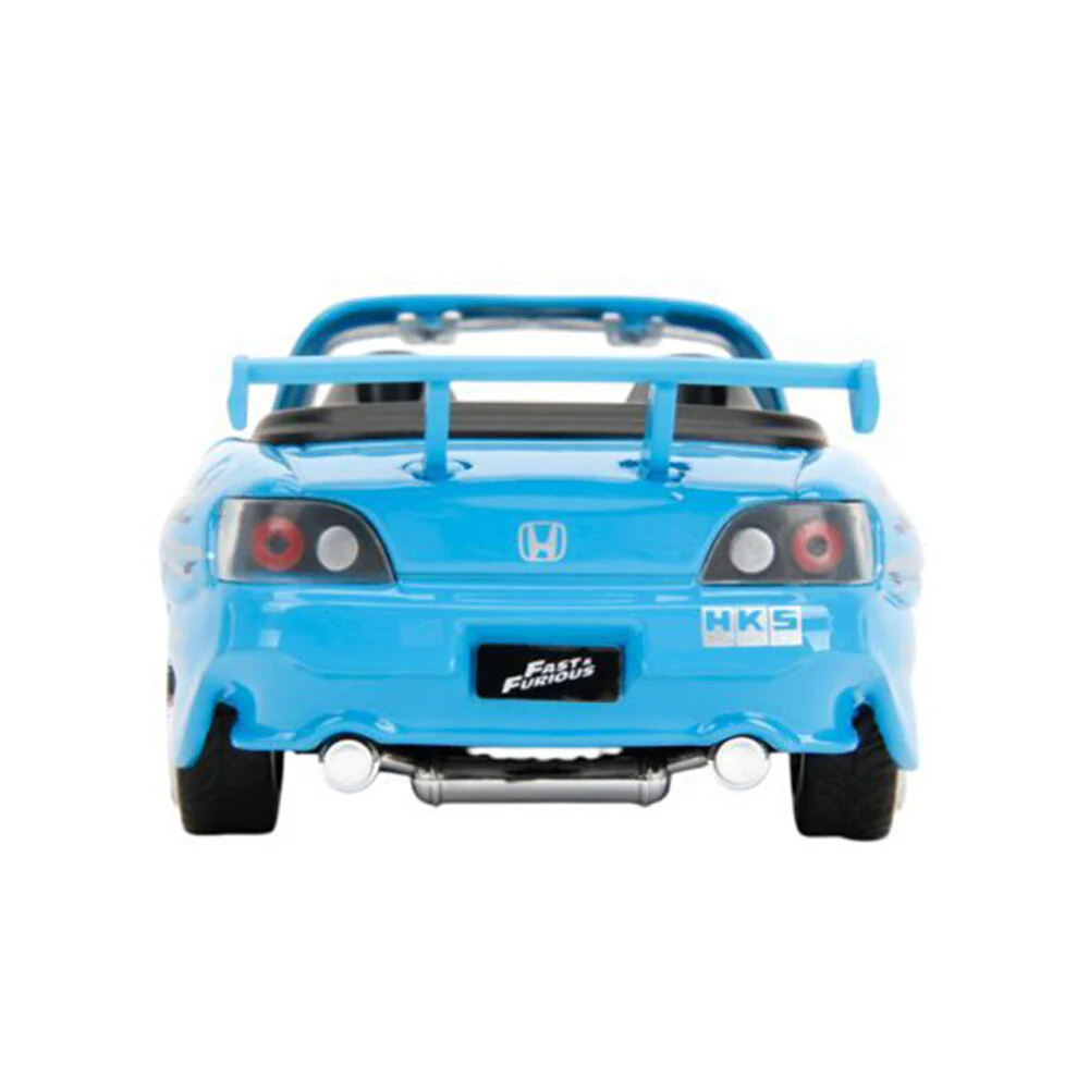 Jada 1:32 Scale Fast & Furious 2001 Honda S2000 Blue Remix Diecast Vehicle Model - Image 6