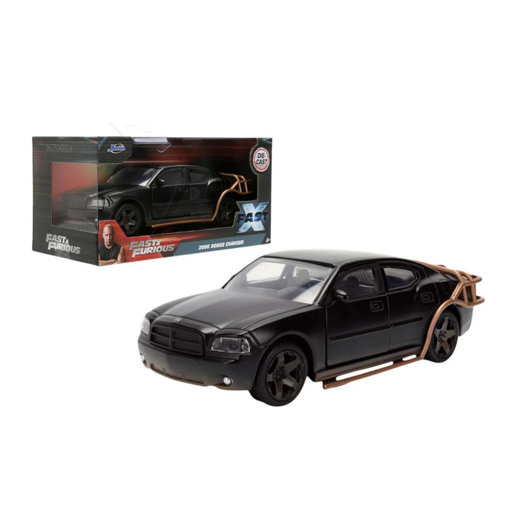 Jada 1:32 Scale Fast & Furious 2006 Dodge Charger Black Diecast Vehicle Model - Image 2