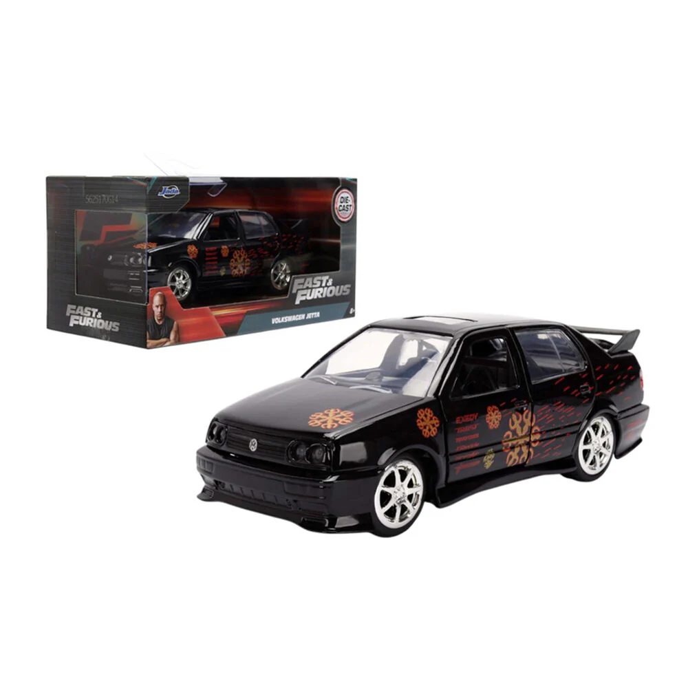 Jada 1:32 Scale Fast & Furious Volkswagen Jetta Black Diecast Vehicle Model - Image 2