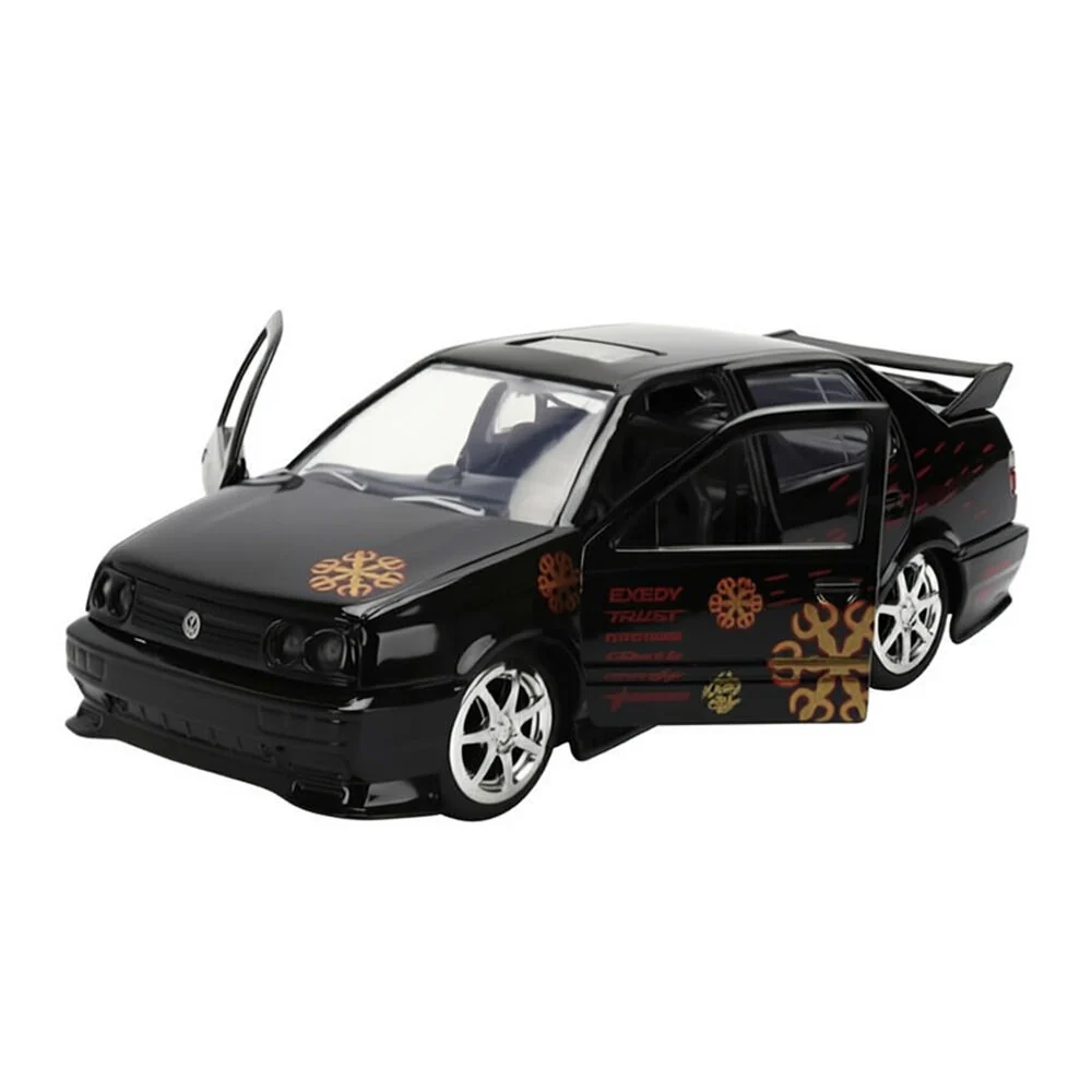 Jada 1:32 Scale Fast & Furious Volkswagen Jetta Black Diecast Vehicle Model - Image 3