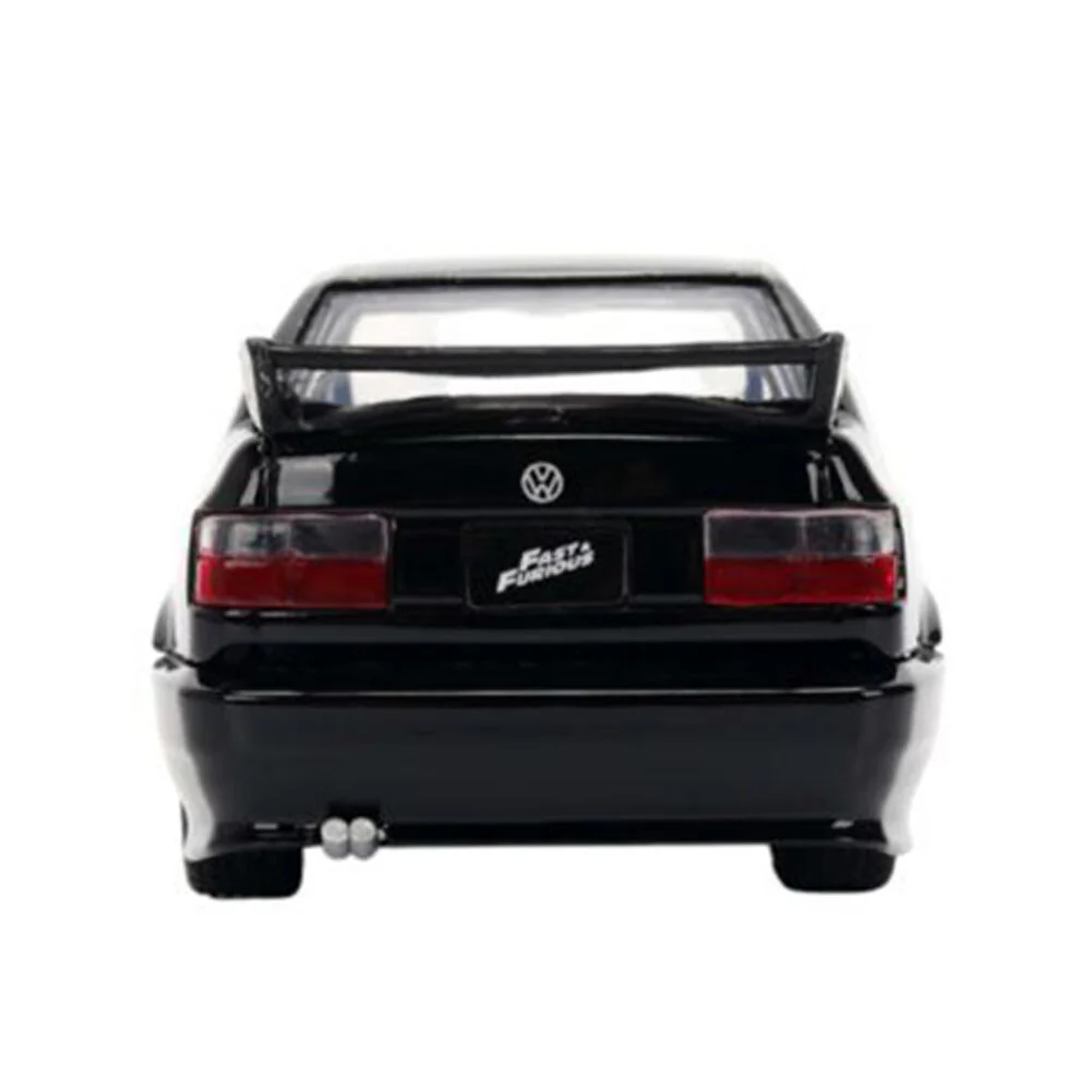 Jada 1:32 Scale Fast & Furious Volkswagen Jetta Black Diecast Vehicle Model - Image 6
