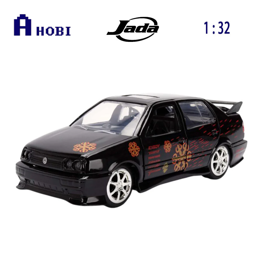 Jada 1:32 Scale Fast & Furious Volkswagen Jetta Black Diecast Vehicle Model - Image 7