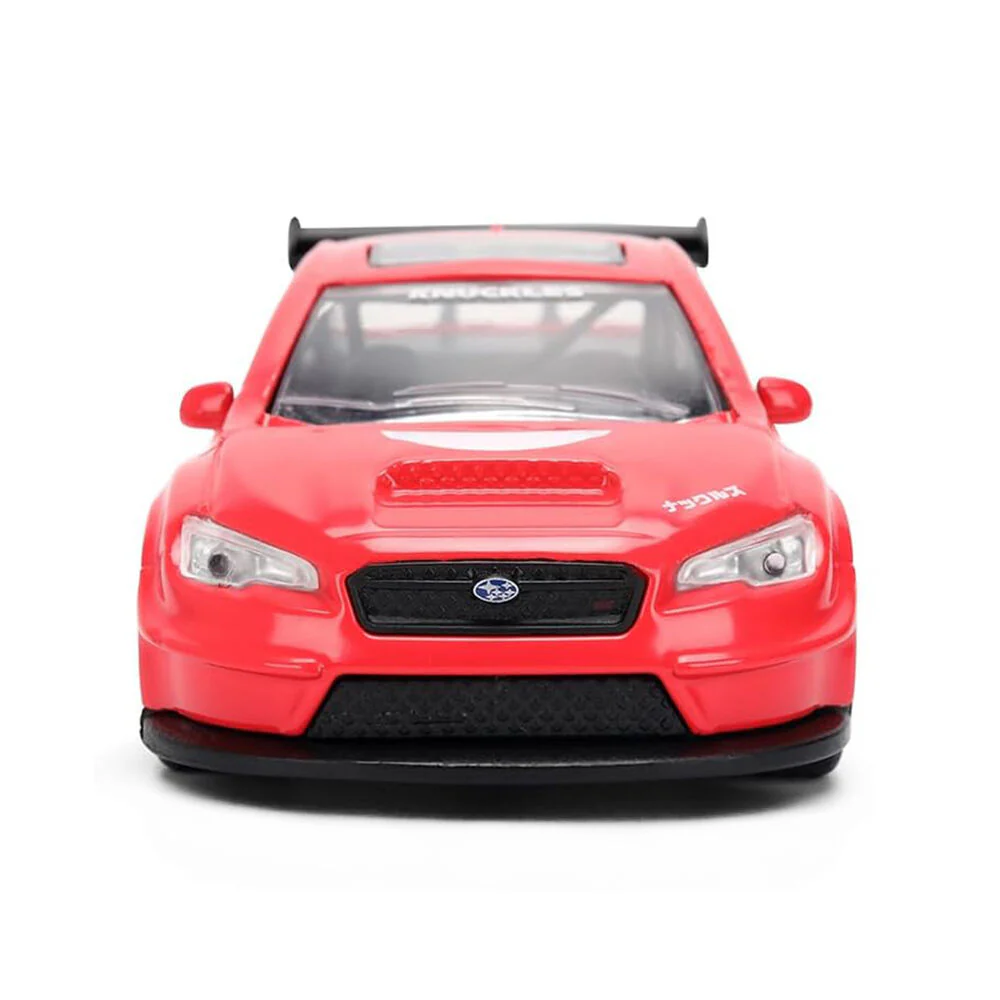 Jada 1:32 Scale Sonic The Hedgehog 2016 Subaru WRX STI Red Diecast Model Car - Image 5