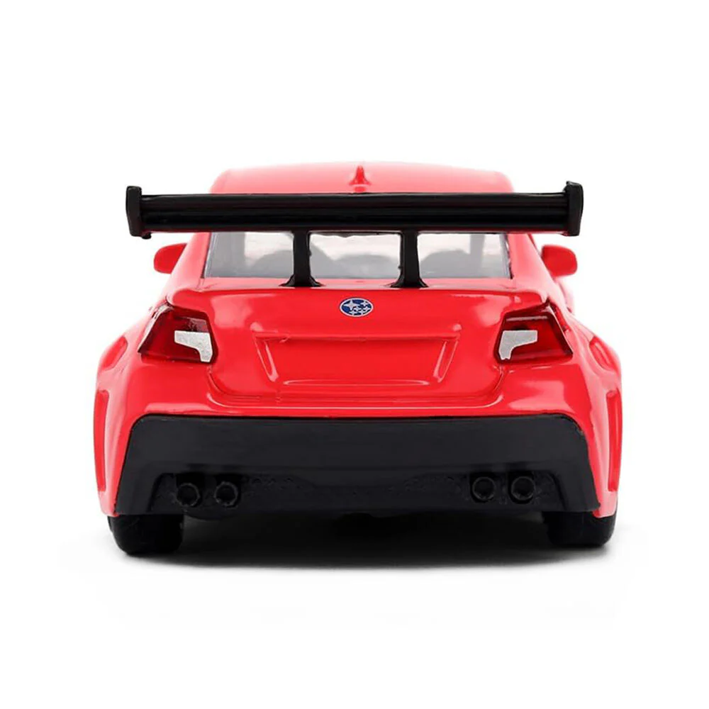 Jada 1:32 Scale Sonic The Hedgehog 2016 Subaru WRX STI Red Diecast Model Car - Image 6