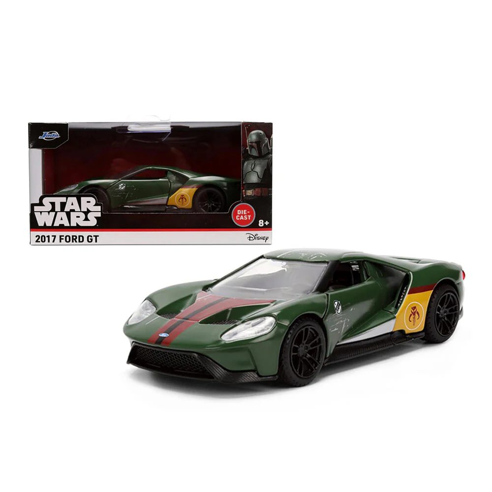 Jada 1:32 Scale Star Wars 2017 Ford GT Boba Fett Diecast Model Car - Image 2
