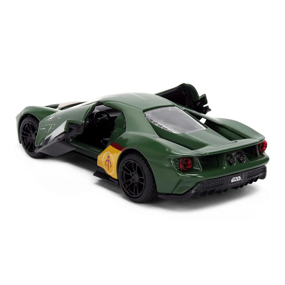 Jada 1:32 Scale Star Wars 2017 Ford GT Boba Fett Diecast Model Car - Image 4