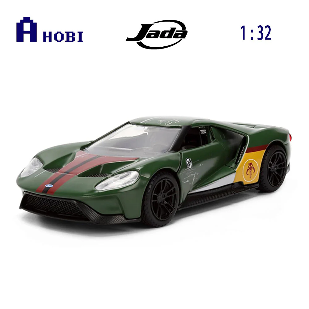 Jada 1:32 Scale Star Wars 2017 Ford GT Boba Fett Diecast Model Car - Image 7