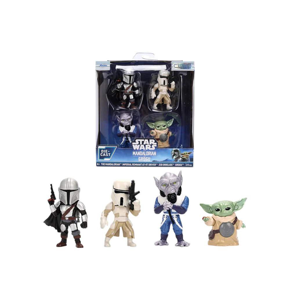 Jada Star Wars The Mandalorian & Grogu 2026 2.5" Metalfigs Diecast Figure 4-Pack - Image 2