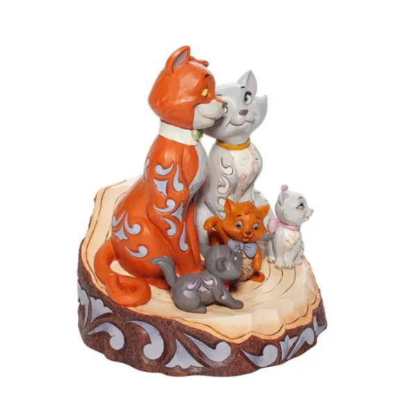 Jim Shore Disney Traditions - Aristocats - Pride And Joy Carved By Heart - Image 4