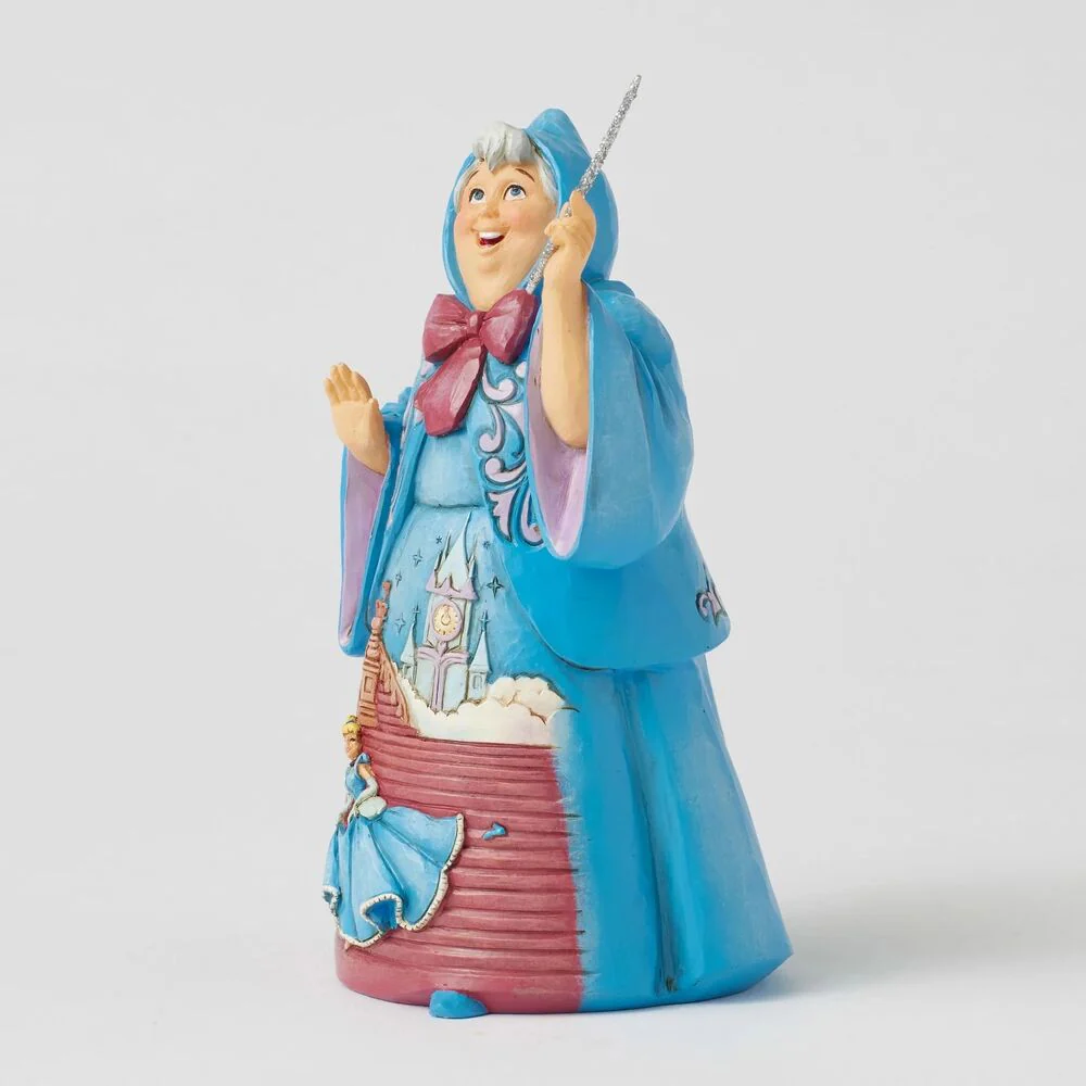 Jim Shore Disney Traditions - Cinderella - Fairy Godmother - Midnight Magic - Image 4