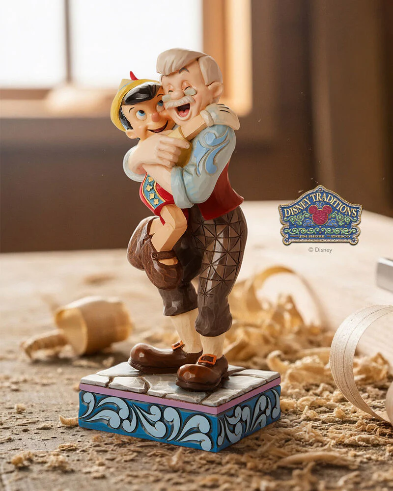 Jim Shore Disney Traditions - Gepetto and Pinocchio - Image 5