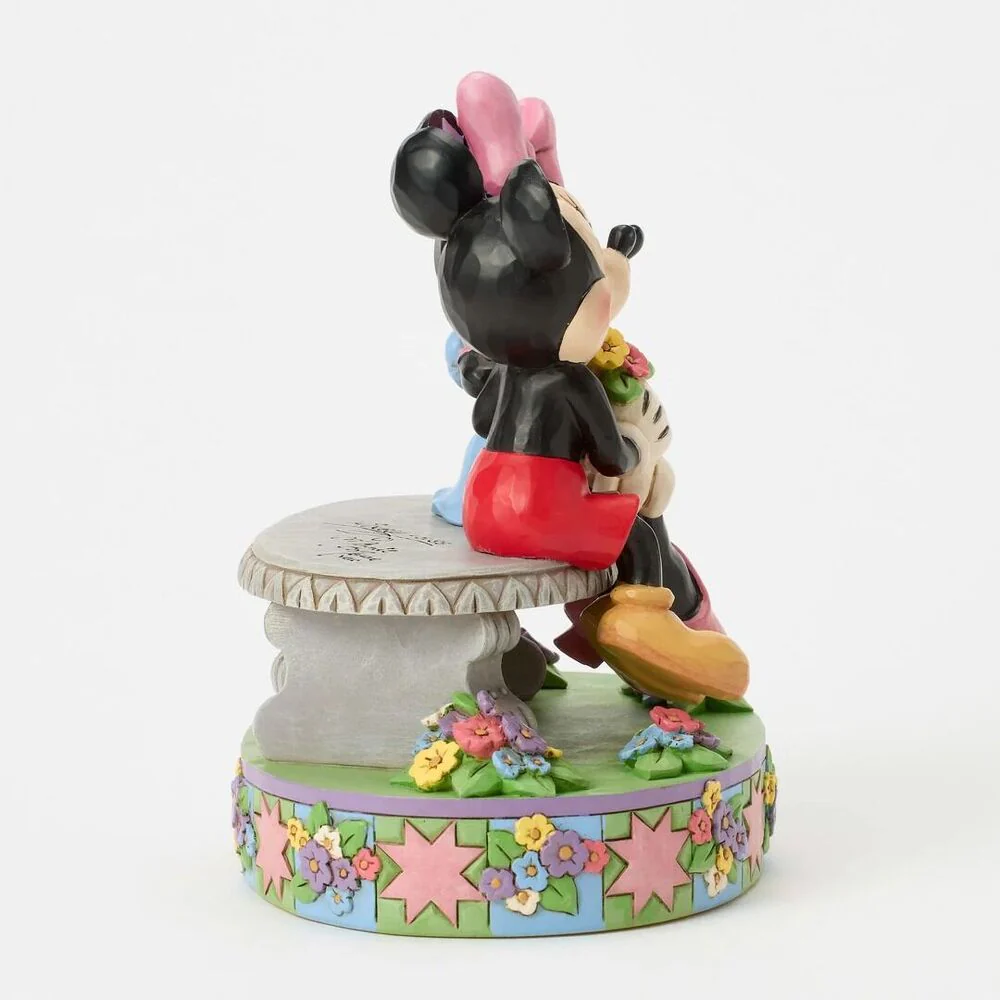 Jim Shore Disney Traditions - Mickey and Minnie Mouse Spring - A Blooming Romance - Image 4