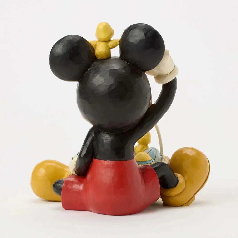 Jim Shore Disney Traditions - Mickey Mouse Easter Personality Pose - Easter Surprise - Image 3