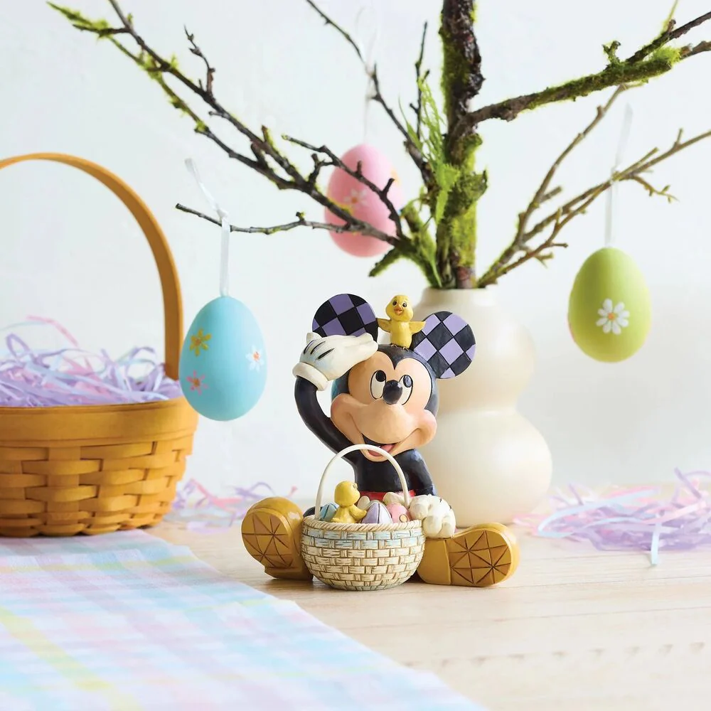 Jim Shore Disney Traditions - Mickey Mouse Easter Personality Pose - Easter Surprise - Image 5