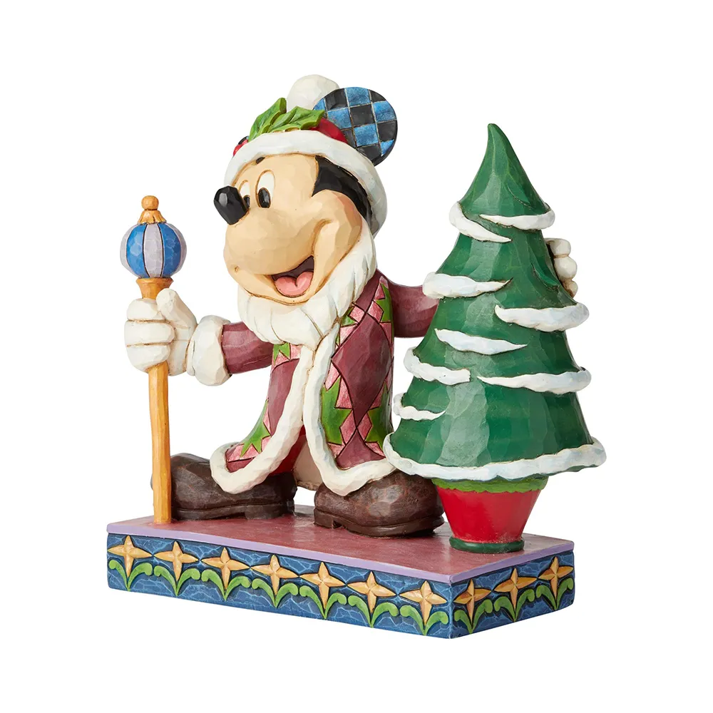 Jim Shore Disney Traditions - Mickey Mouse Father Christmas - Jolly Ol St Mick - Image 2